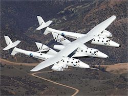 Частный космический корабль SpaceShipTwo потерпел крушение в США