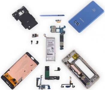 Смартфон Samsung Galaxy Note Fan Edition разобран в iFixit