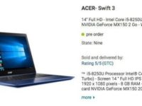 Ноутбук Acer Swift 3 переехал на процессор Intel Coffee Lake