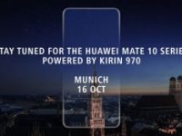 Фаблет Huawei Mate 10 покажут в середине октября в Германии