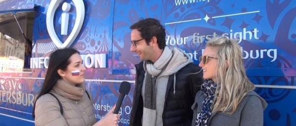 Когда девушки спрашивают иностранцев о футболе. Кубок Конфедераций в России