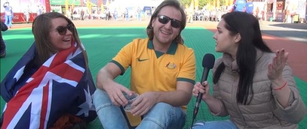 Когда девушки спрашивают иностранцев о футболе. Кубок Конфедераций в России