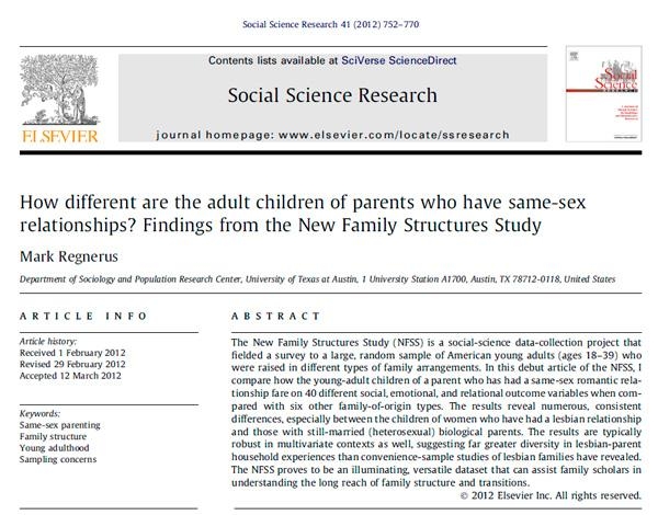 Опубликованы шокирующие научные факты об однополых семьях