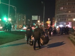 Сотрудники полиции в Москве свернули палаточный лагерь протестующих обманутых дольщиков