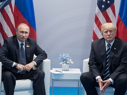 Потешное противостояние левых властителей: Путина и Трампа