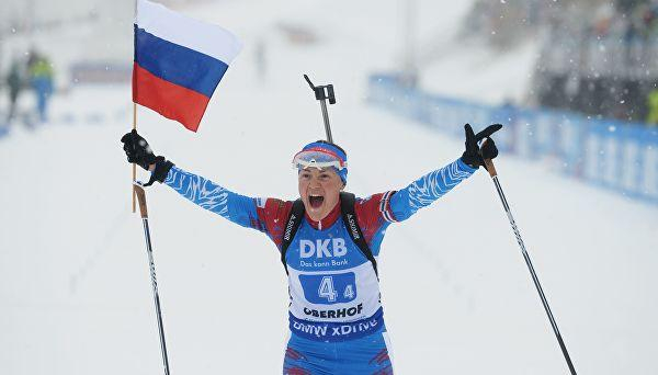 Россиянки выиграли золото в эстафете на этапе Кубка мира в Германии