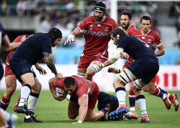 Сборная России потерпела крупнейшее поражение на Кубке мира по регби